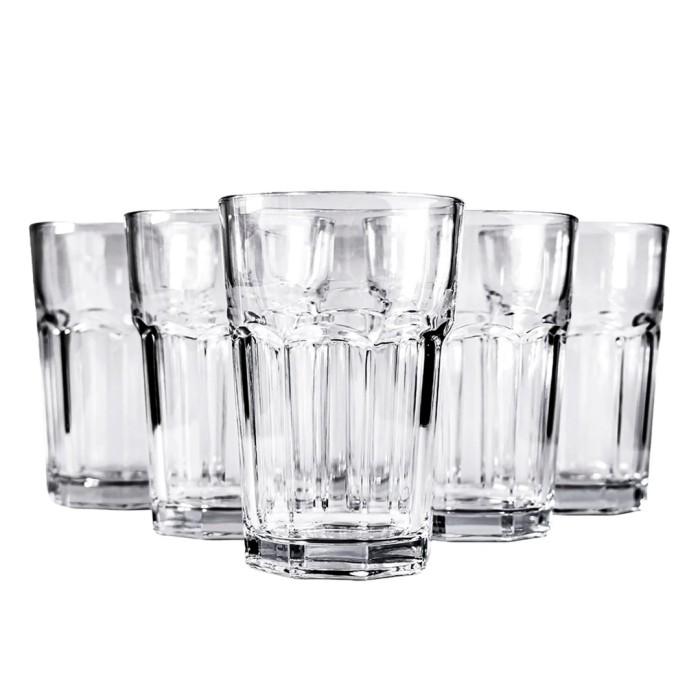 Conjunto de Copos 6 Peças de Vidro Essential Mark Blank