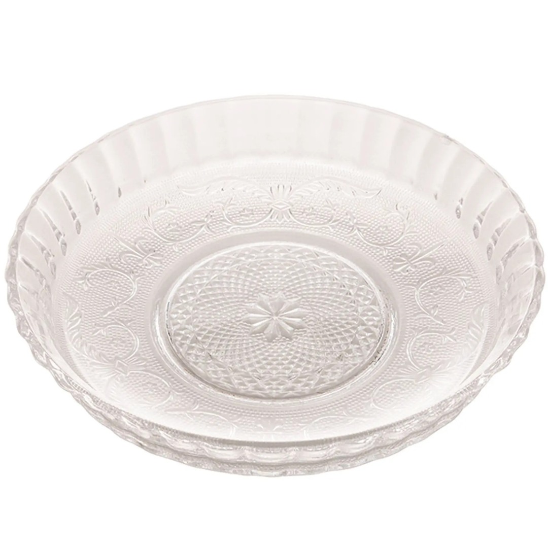 Boleira em Vidro Incolor 30 por 6 cm Angel Lyor